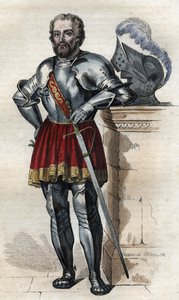 Portrait of Chevalier de Bayard, French soldier by French School