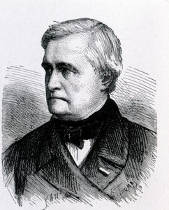 Portrait of Claude Pouillet, French physicist (1790 - 1868) - in Album de la Science; illustrious scientists; Grandes discoveries 1896 by French School