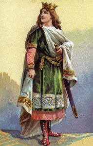 Portrait of Clotaire III, King of the Francs (652-673) by French School