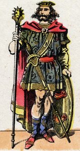 Portrait of Clotaire I, King of the Franks from 511 to 561.