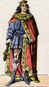 Portrait of Clovis II, King of the Franks (v.633-657).