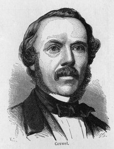 Portrait of Coxwel, British aeronaut - in Album of Science; illustrious scientists; Great discoveries 1896 by French School