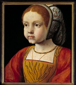 Portrait of Eleonore of Habsburg as a Child, Queen of Portugal then of France