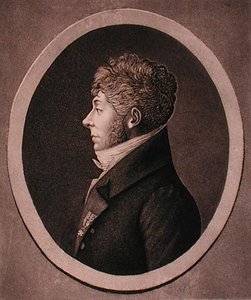 Portrait of Etienne-Nicolas Mehul (1763-1817) engraved by Edme Quenedey (1756-1830) by French School