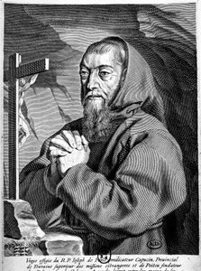 Portrait of Father Joseph, preacher of the Capuchins by French School