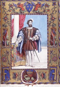 Portrait of Francois 1er in court costume by French School