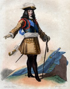 Portrait of Francois Henri de Montmorency Bouteville, called Marechal de Luxembourg, French general, marshal of France