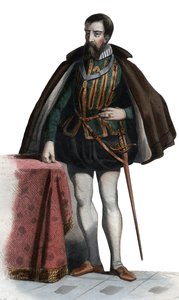 Portrait of Francois I de Lorraine (1519-1563), Duke of Guise, Duke of Aumale, French soldier and politician