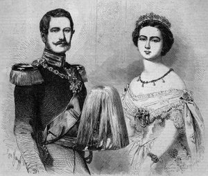 Portrait of Frederick William of Prussia and His Fiancée Princess Victoria of England