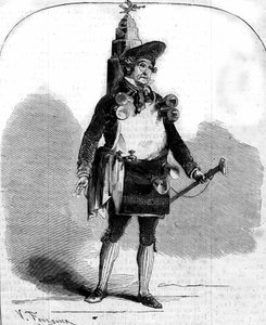 Portrait of Frederick Lemaitre (1800-1876), French Comedian in 