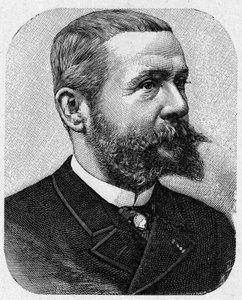 Portrait of Gaston Tissandier (1843 - 1899), French aeronaut - in 