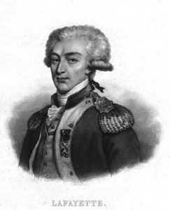 Portrait of General La Fayette (Lafayette) (1757 - 1834) - in 