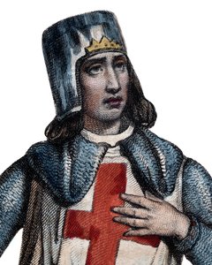 Portrait of Geoffrey of Villehardouin (1150-1228), French historian and knight by French School
