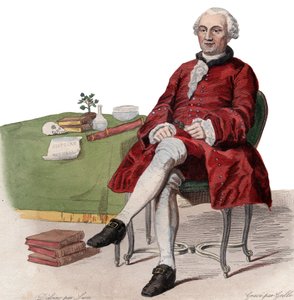 Portrait of Georges Louis Leclerc, Comte de Buffon (1707-1788), French naturalist by French School