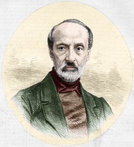 Portrait of Giuseppe Mazzini, Italian politician and nationalist