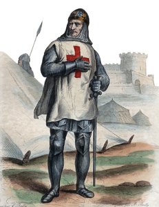 Portrait of Godfrey of Bouillon (104061-1100), Frankish knight, one of the leaders of the First Crusade
