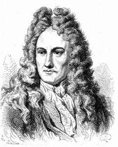 Portrait of Gottfried Wilhelm von Leibniz - in “Album of Science; illustrious scholars; Great discoveries” 1896 by French School