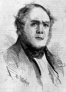 Portrait of Henri Boulay de la Meurthe, French Senator. Engraving by Morin in 