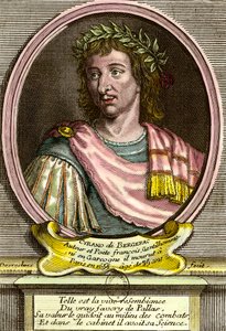 Portrait of Hercules Savinien by Cyrano de Bergerac by French School