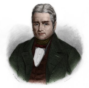 Portrait of Jacques Lafitte (1767-1844), French politician and banker. in Book of Speakers by Louis de Cormenin Timon. 1842. Private collection.