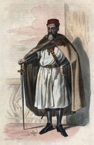 Portrait of Jacques of Molay (1243-1314), Grand Master of the Knights Templar