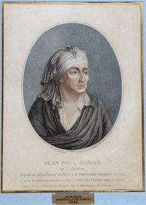 Portrait of Jean Paul Marat (1743-1793), French physician, publicist and politician