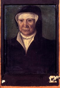 Portrait of Joan of Navarre (1273-1305), Queen of France. Painting of the French School. 16th century. Versailles, Chateau Museum