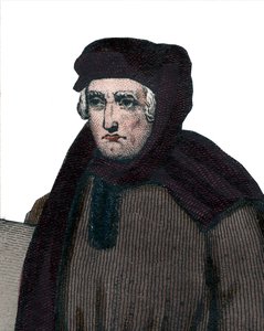 Portrait of John Froissart, French Chronicler by French School