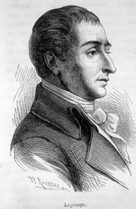 Portrait of Joseph Louis, Count of Lagrange, French mathematician - in 