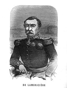 Portrait of Joseph Vantini, known as Youssouf (1808-1866), French General. Engraving in 