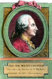 Portrait of Joseph de Montgolfier, Inventor of the Hot Air Balloon by French School