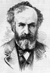 Portrait of Jules Jansenn, French astronomer, a method of observing solar protuberances