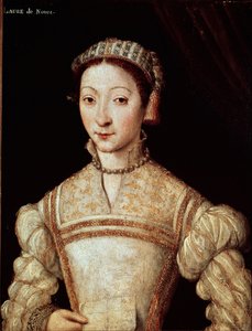 Portrait of Laure by Noves, beloved woman of Petrarch by French School