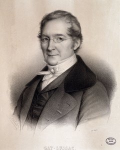 Portrait of Louis-Joseph Gay-Lussac (1778 - 1850), French chemist and physicist. Engraving of the 19th century. Library of the Ecole Polytechnique, Paris