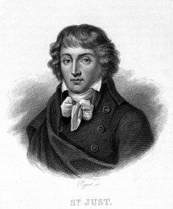 Portrait of Louis Antoine Léon Saint-Just - in 
