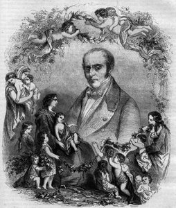 Portrait of Louis Benoit Guersant (1777-1848), French physician by French School