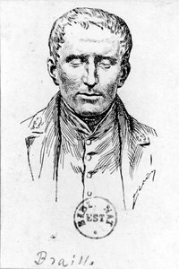 Portrait of Louis Braille (1809-1852)