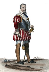 Portrait of Louis Des Balbes de Berton de Crillon (1543-1615), French soldier called the man without fear