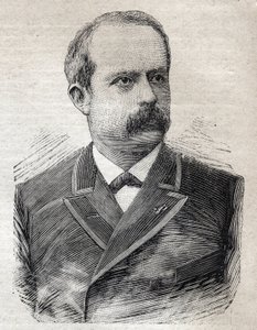 Portrait of Louis Lepine, prefect of Paris, in Le Petit Parisien on 23/07/1893 (engraving) by French School