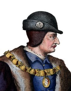 Portrait of Louis XI of France by French School