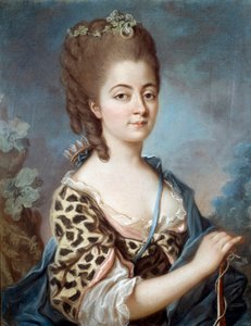 Portrait of Marie Aurora of Saxony by French School