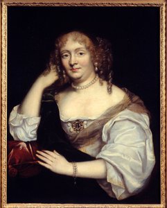 Portrait of Marie de Rabutin-Chantal, Marquise of Sevigne by French School