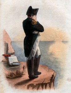 Portrait of Napoleon I on the island of St Helena