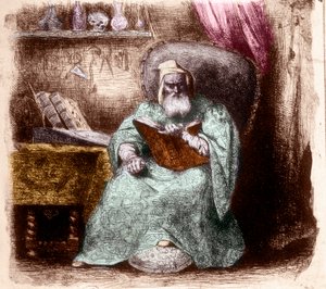Portrait of Nostradamus, Michel de Notre Dame by French School