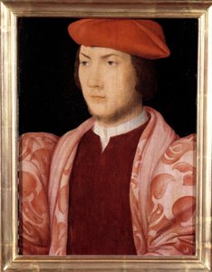 Portrait of Odet de Coligny, cardinal of Chatillon in 1534 by French School