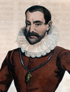 Portrait of Philippe Duplessis Mornay, seigneur du Plessis Marly, French Protestant writer by French School