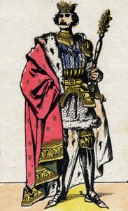 Portrait of Philippe VI of Valois (1294 - 1350), King of France.