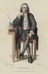 Portrait of Pierre Corneille, French dramatist by French School