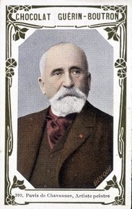 Portrait of Pierre Puvis de Chavannes, French Painter (1824-1898)