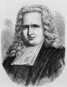 Portrait of Pieter van Musschenbroek (1692 - 1761), Dutch Physicist, Inventor of the First Electric Capacitor (Bottle of Leiden) - in Album of Science; Illustrious Scientists; Great Discoveries 1896